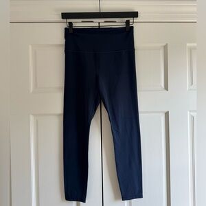 Athleta Ultra High Rise Elation 7/8 Tight in Dark Blue — like new!